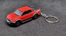 1:76 DIECAST MODEL CARS, Ford Ranger Raptor KEYRINGS. GREAT GIFTS.