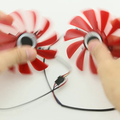 95mm For Graphics Cooling Fan FDC10U12S9-C XFX RX Vega56/ RX Vega64 RX580 590 - Afbeelding 3 van 10