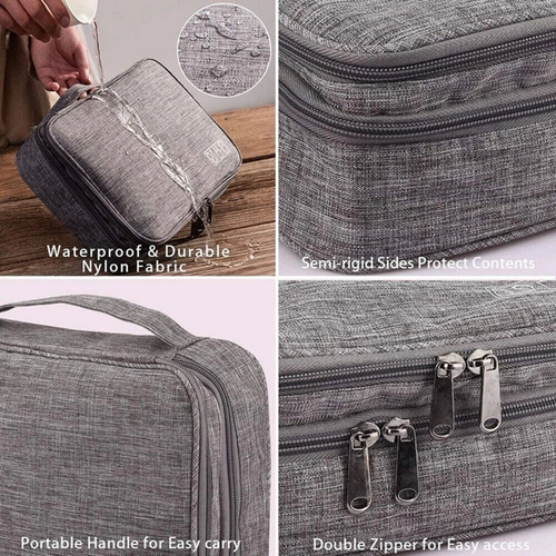 Kabel Elektronik Zubehör Tasche Reise Organizer Aufbewahrungtasche Netzteil USB - Bild 8 von 12