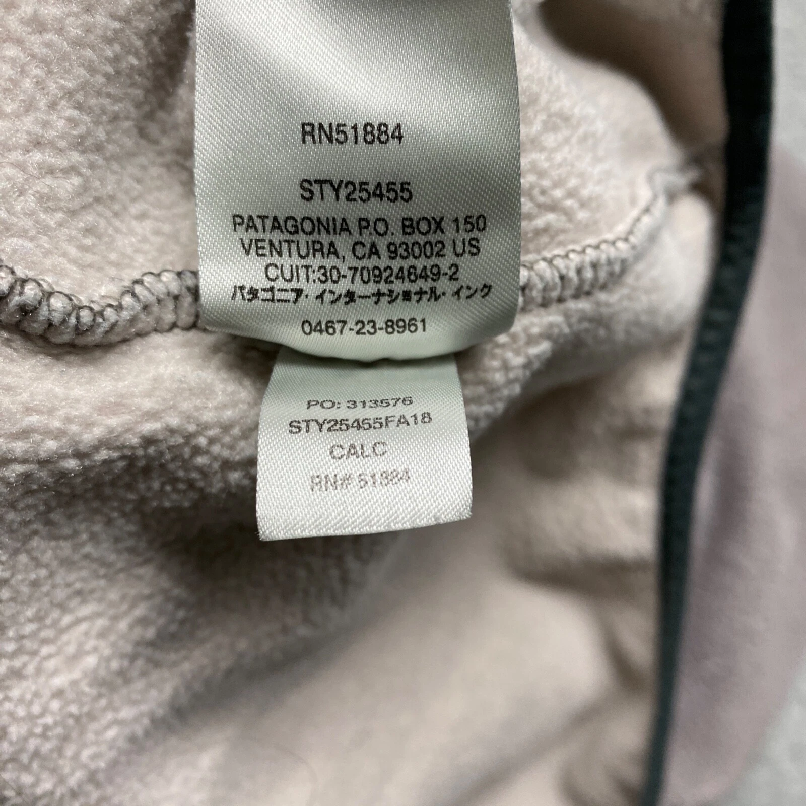patagonia t snap pullover synchilla fleece jacket