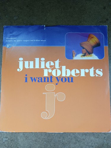 Juliet Roberts I Want You 1994 Vinyl Record 4 Remixes Slam Jam Records.