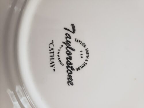 No Chips Taylorstone Cathay 10.5 inch Dinner Plate Atomic Starburst B - Picture 3 of 4