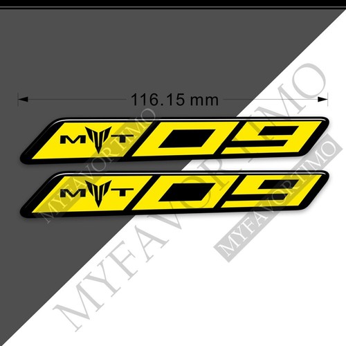 Yamaha MT09 MT 09 Tracer 900 GT MT-09 Motorcycle Fuel Tank Sticker Kit - Picture 42 of 48