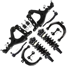 For Trailblazer Envoy XL 4.2L Upper Lower Control Arm Struts Sway Bar Kit Front