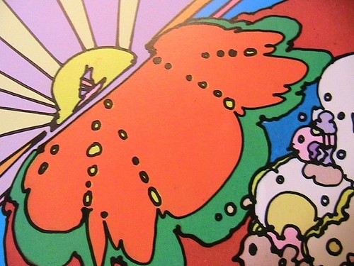 Peter Max 1970 from "God" Eastern metaphysics psychedelia 5.1 x 5.7 Art Print #8 - Picture 4 of 8