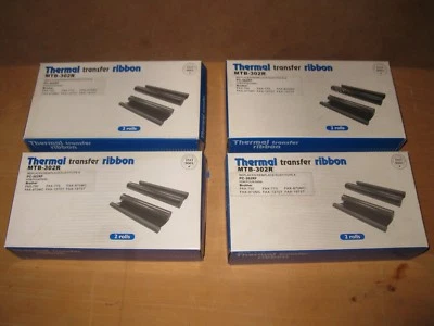 Lot 4 CARTOUCHES RECHARGES TONER COMPATIBLE IMPRIMANTE FAX BROTHER PC302-RF . - Photo 1/4