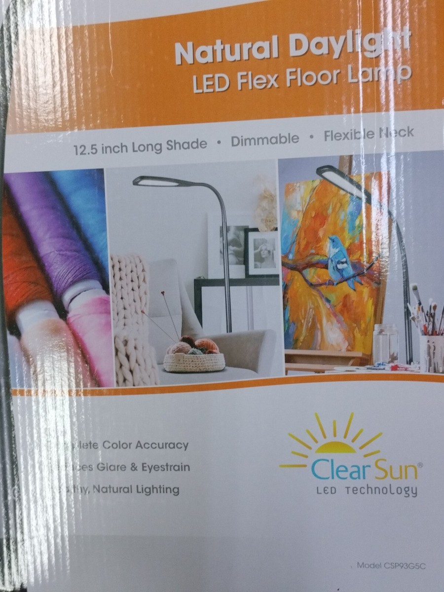 OttLite Natural Daylight LED Flex Floor Lamp MODEL P93G5C