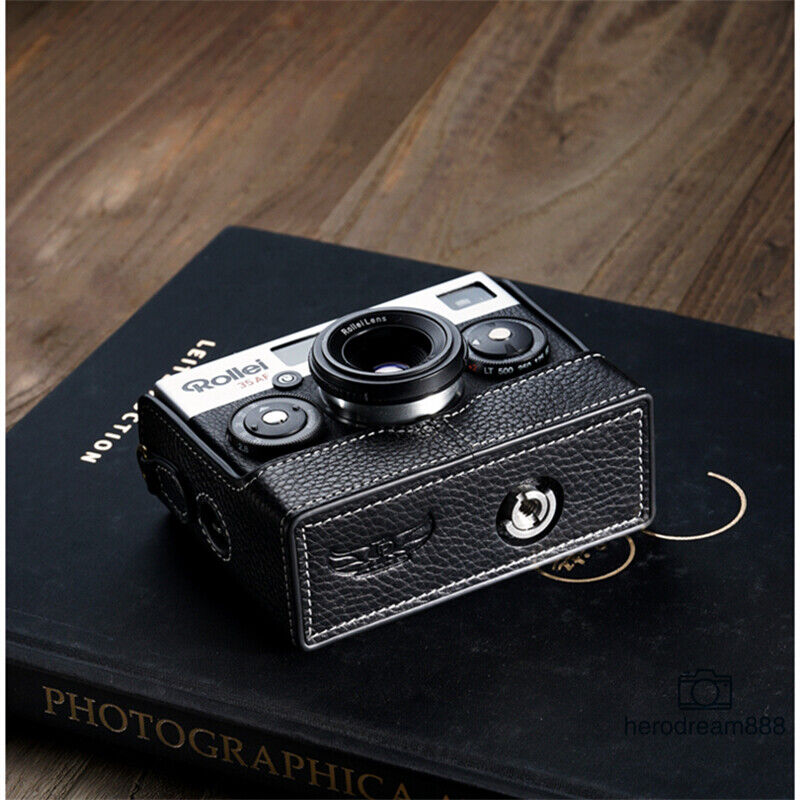 Half Case for Rollei 35AF Camera Retro Cover Genuine Leather Half Case for Rollei 35AF Camera Retro Cover Genuine Leather