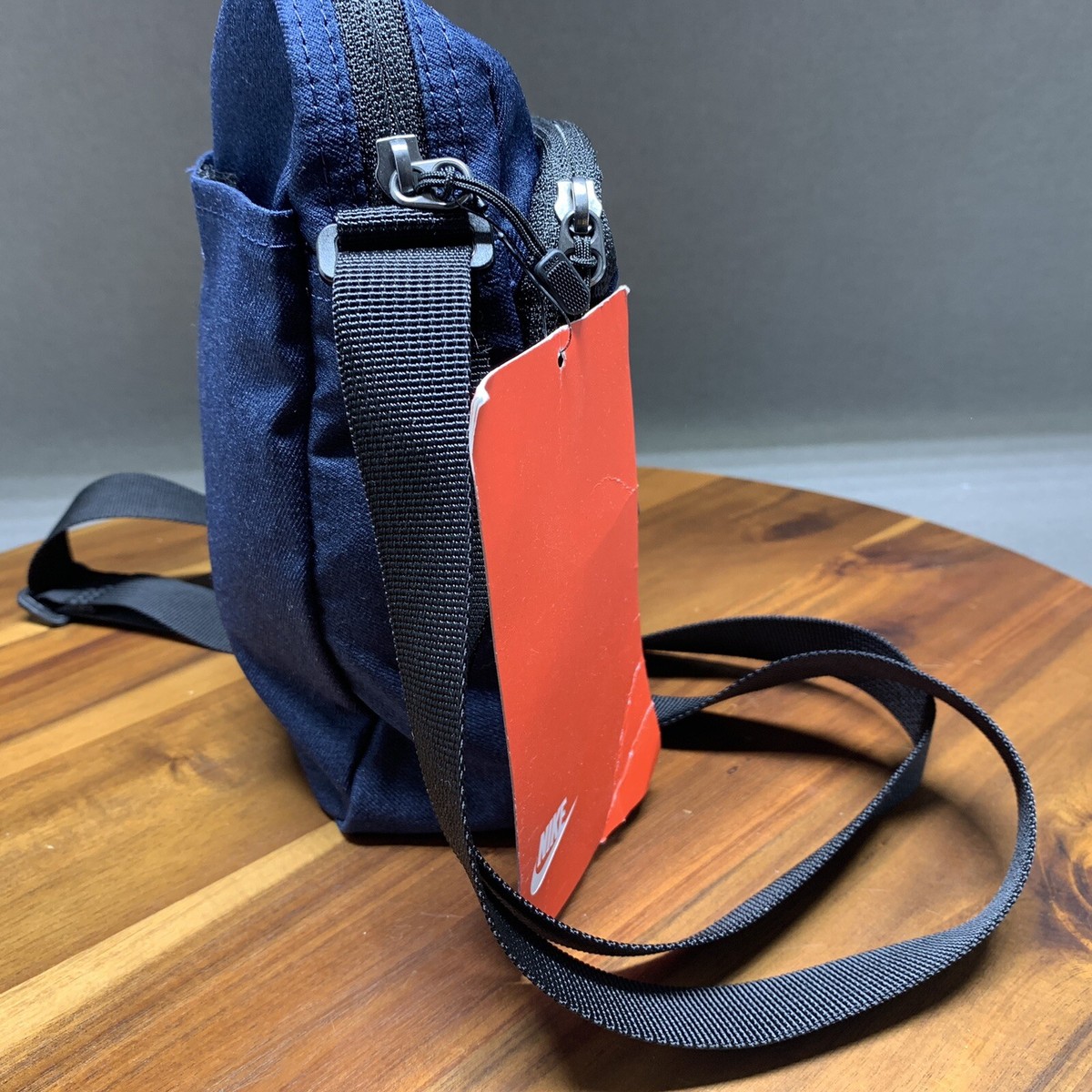 Nike Tech Crossbody Bag Men S Blue Black 4L Adjustable Strap Hip
