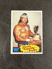 1985 Topps WWF Jimmy Superfly Snuka #6 NM-MT Rookie RC WWE HOF
