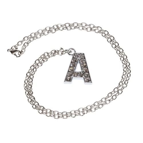 Collar Letra Inicial Colgante Alfabeto de Cristal Personalizado A Z Nombre Mamá Regalo - Imagen 3 de 53