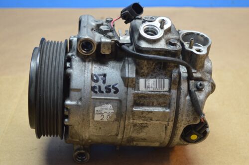 2007 W216 MERCEDES benz CL55 AMG A/C AC COMPRESSOR - Picture 3 of 8