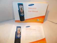 Samsung SGH-a777 User Manual  Quick Start Guide BOOKS English