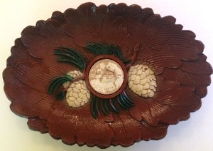 Vintage-Burwood-Oval-Platter-Soo-Locks-Sault-Ste-Marie-MI