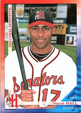 2003 Grandstand Harrisburg Senators Minor League Baseball Noah Hall