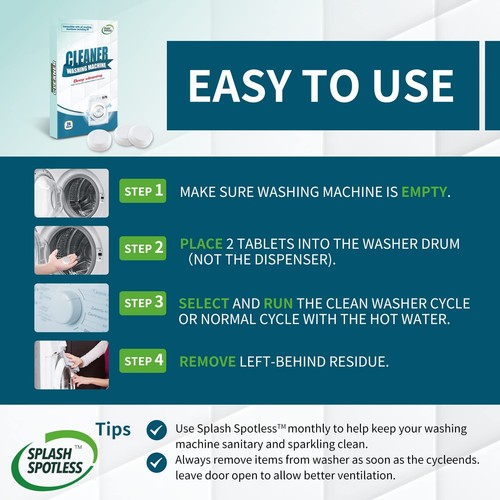 ® Washing Machine Cleaner Deep Cleaning for HE Top Load Washers and Front Loa... - Picture 5 of 6