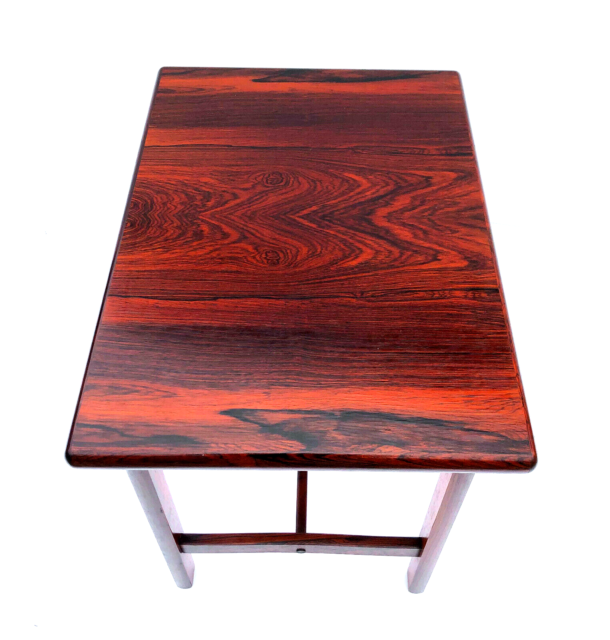 Vintage Small Rosewood Coffe/Side Table by Alberts Tibro In 1968 Made In Sweden Vintage Small Rosewood Coffe/Side Table by Alberts Tibro In 1968 Made In Sweden