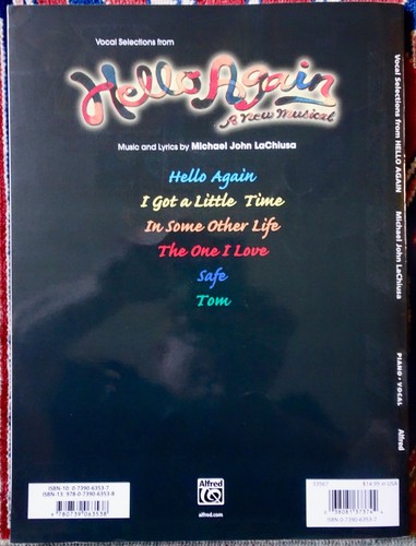 Vocal Selections from Hello Again: A New Musical by M.J. LaChiusa P•V Song Book - Imagen 2 de 2
