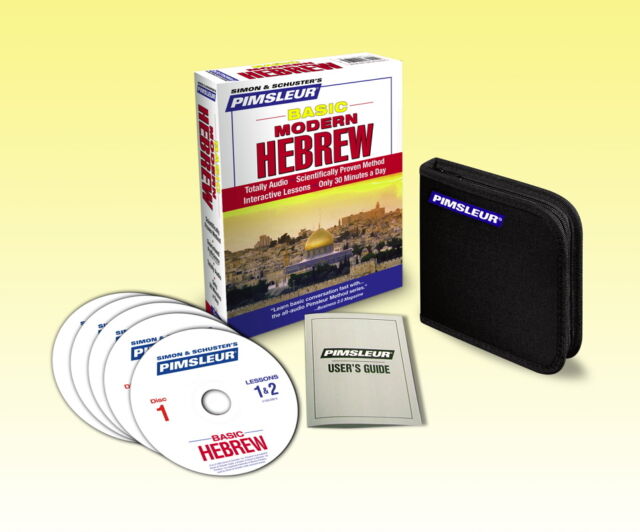 NEW 5 CD Pimsleur Learn to Speak Basic Hebrew Language NEW 5 CD Pimsleur Learn to Speak Basic Hebrew Language