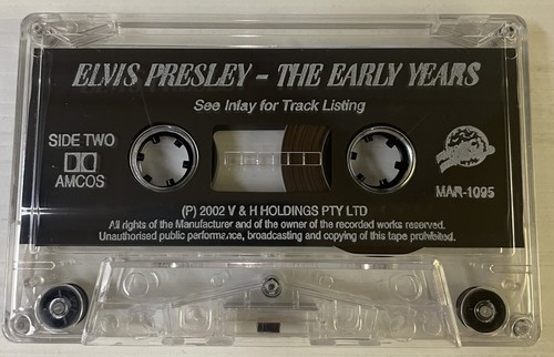 Elvis Presley The Early Years Music Cassette Tape MAR-1095 AMCOS 2002 - Picture 15 of 24
