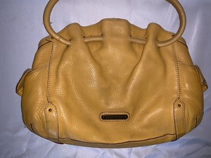 cole haan yellow purse