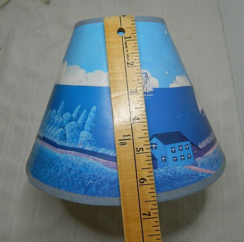 3-Wege Licht Haus Lampe mit Schirm 15"H Leuchten oben & unten Strand Haus Dekor - Bild 14 von 14