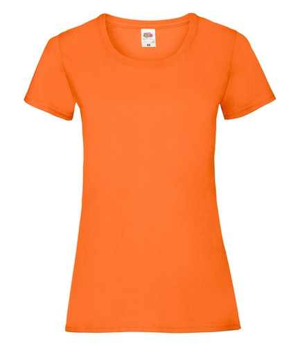 Ladies Plain T-Shirt / Fruit of the Loom Valueweight / Womens New Blank Tee - Picture 38 of 49