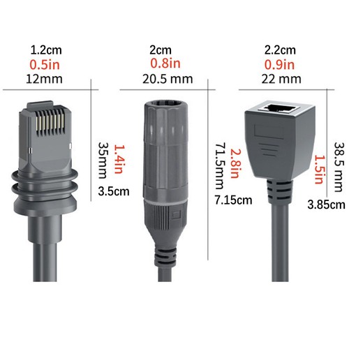 Ethernet Cable Adapter Dish & Router For Starlink Gen3 Satellite SPX to RJ45 - Afbeelding 7 van 19