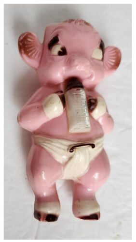 Vintage Elsie's Baby Junge, Beauregard 5" Rassel Spielzeug; Borden Co (Irwin Spielzeug; 1950er) - Bild 2 von 7