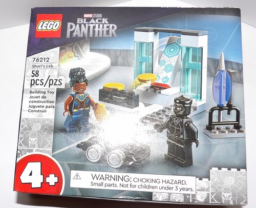 Lego Marvel Black Panther 58 Piece Complete Set #76212 SHURI'S LAB Unopened NEW - Picture 2 of 6