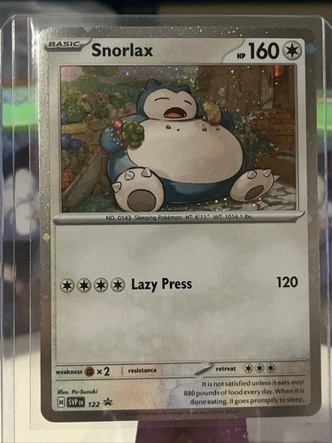 Pokemon TCG - Snorlax - 122 - SV: Scarlet & Violet Promo Karten - Cosmo Holo - NM