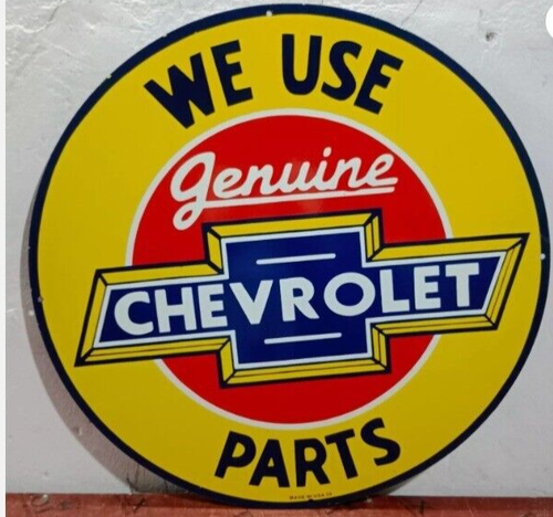 Sinclair Dino Gasoline Porcelain Enamel Sign 30 x 30 Inches 1 Sided - Picture 3 of 3