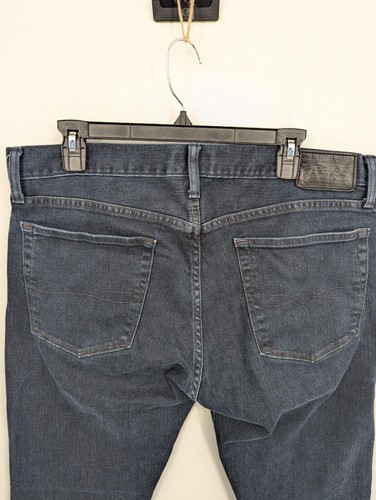 Men's Polo Ralph Lauren 36x29 Hampton Straight Dark Blue Denim Jeans (Tag 36x30) - Picture 8 of 10