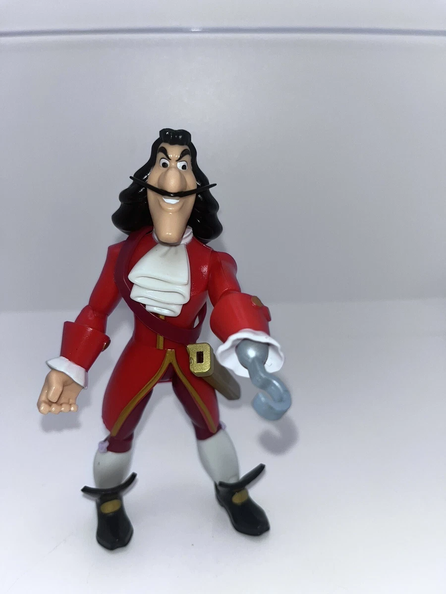 Loose Disney Store Captain Hook Action Figure Toybox 5.5 Peter Pan