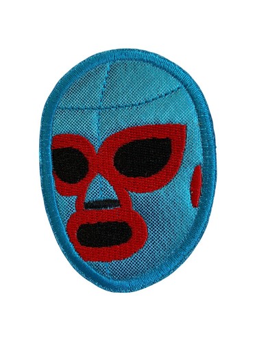 Mexikanische Lucha Libre Maske - Aufbügeln - bestickte modische Patches 3,5 Zoll - Bild 18 von 29
