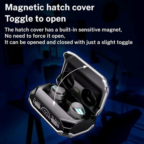 M41 Bluetooth 5.3 Headset Noise Cancelling WirelessBluetooth Earbuds Waterproof  - Picture 2 of 9