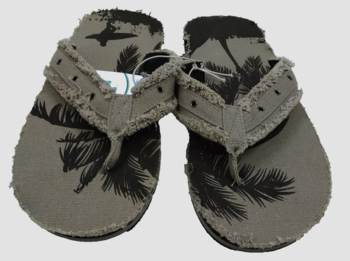 Sun & Sky Men's BLK/Grey Summer Trio of Aqua Canvas and Sports Sandals Size 7-8 - Picture 10 of 12