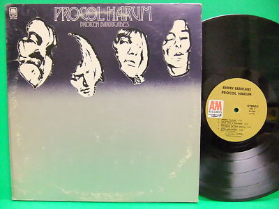 Procol Harum Broken Barricades 1971 VG++ Album Robin Trower
