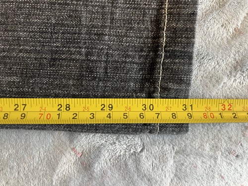Vintage Roca Wear Jeans Herren 36/32 Y2k Blk Gelb Wide Leg Baggy Hip Hop Skater - Bild 11 von 11