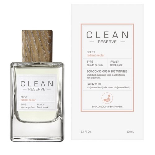 New Clean Reserve Eau De Perfume-Radiant Nectar-3.4oz-100ml-Floral Musk