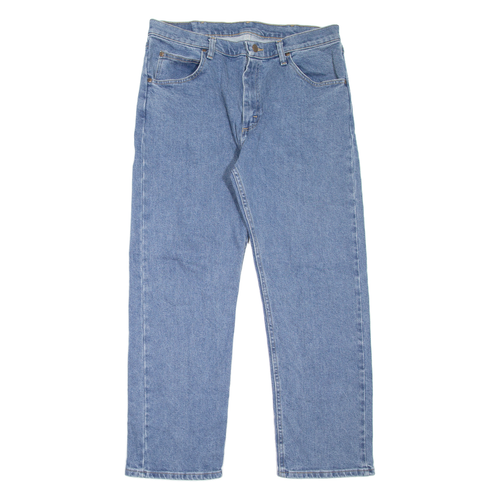 WRANGLER Herren Jeans Blau Regular Straight W34 L29