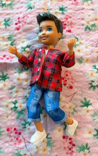 OOAK Chelsea Club Barbie Puppe Gelenk bewegt Junge kleiner Bruder 🦕