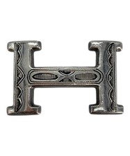 Authentic HERMES H Constance Touareg Buckle  Men  6641