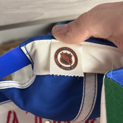 Vintage 90s Washington Capitals Twins Swirl Highway SnapBack Hat RARE! - Bild 10 von 11