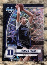 2025 Bowman U Chrome COOPER FLAGG 1st Bowman Black Wave RC MAVERICKS