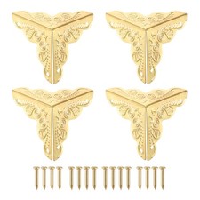 36 Pcs 25mm Decorative Box Corner Cover, Corner Protector, Yellow