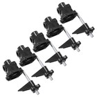  5pcs C-Clamp Base Stand Mounting Accessory Metal Black Table Mount Desk Light