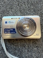 Sony Cyber-Shot DSC-W650 16.1MP Vintage Digital Camera Working English silver