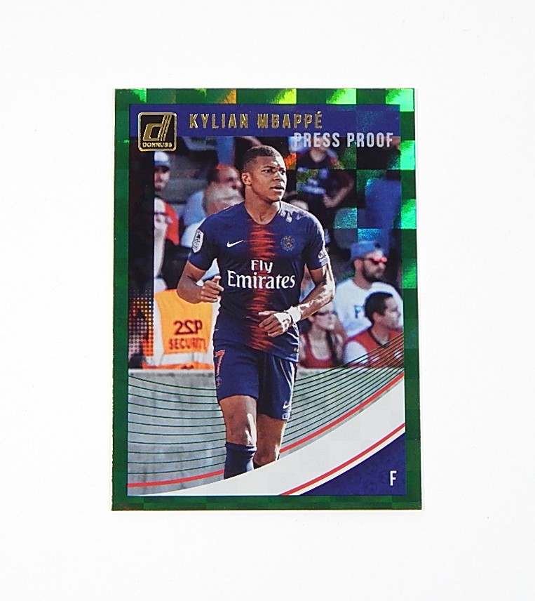 2018-19 Donruss Press Proof Green Kylian Mbappe #53
