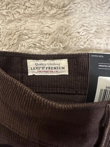 Levi's Vintage-inspirierte Knopfleiste Wedgie gerade Cordhose Größe 28x28 - Bild 5 von 12